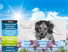 Tablet Screenshot of lynnesdoxieheaven.com